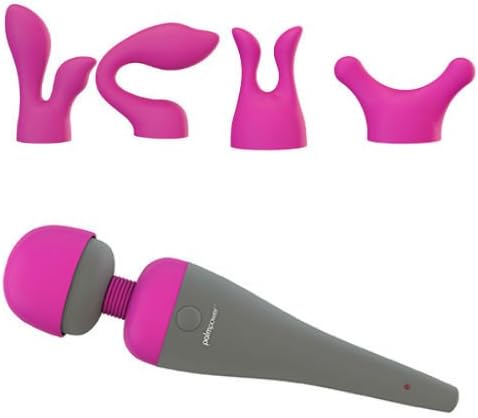 PalmPower Electric Massager with Four Attachments