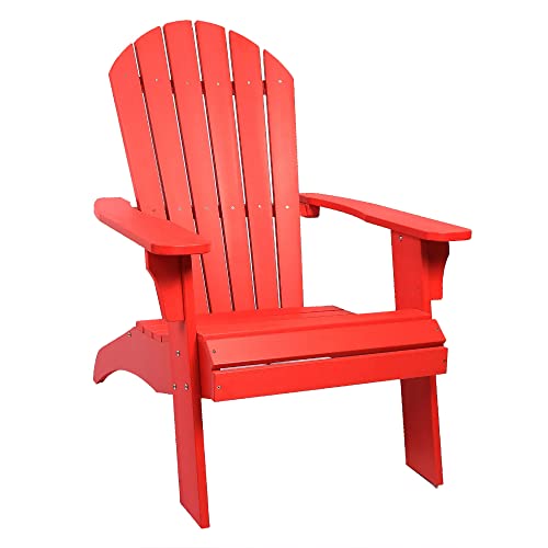 PolyTEAK Extra Large Adirondack Chair, Premium Weather Resistant Poly