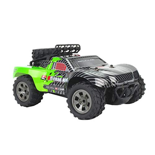 1:18 2WD RC Car,High Speed Racing Off Road Vehicle Toy Remote Control Car for Adults + Kids (1885-B Green) - Thumbnail 3