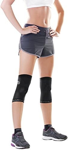 AR Research® Compression Knee Sleeve - Best Compression Knee Brace For Sports, Basketball, Training, Running, Crossfit &amp; More - X-Large
