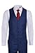 King Formal Wear Men's Premium Modern Fit Pinstripe Suit - Many Colors (Blue pinstripe, 38 Regular)…