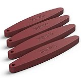 Gevoli Sous Vide Weights, 4 Pack (Stain-Proof) Immersion Cooker Bag Weights - Improved Food Submersion vs Racks - Safe Food Grade BPA Free Silicone (FDA Approved)