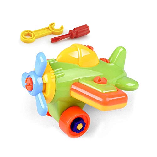 Xeminor Kids Disassembly Assembly Puzzle Airplane Toy with Screwdriver Children Early Learning Building Block DIY Educational Toys 1 Set SuperiorÃ¢â‚¬'Quality and Creative