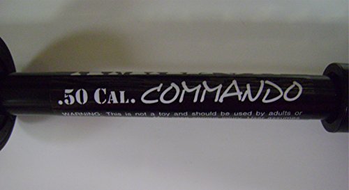 Jumbite Blowgun - 48" Amazon Commando Collapsing .50 Cal. Blow gun with Darts. Fully Loaded. 6 targets included. Made in USA (Black) - Thumbnail 3