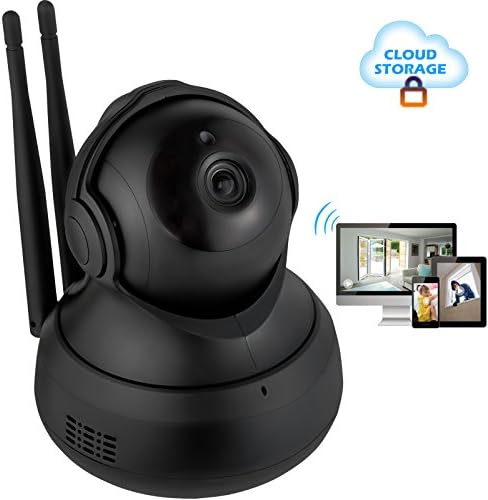 Mbangde Dome Camera Pan / Tilt / Zoom Wireless IP Indoor Security Surveillance System 720P HD Night Vision, Remote Monitor with iOS, Android App - Cloud Service Available