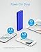 Anker PowerCore 20100mAh Portable Charger - Ultra High Cell Capacity Power Bank with 4.8A Output and PowerIQ Technology, External Battery Pack for iPhone, iPad & Samsung Galaxy & More Blue