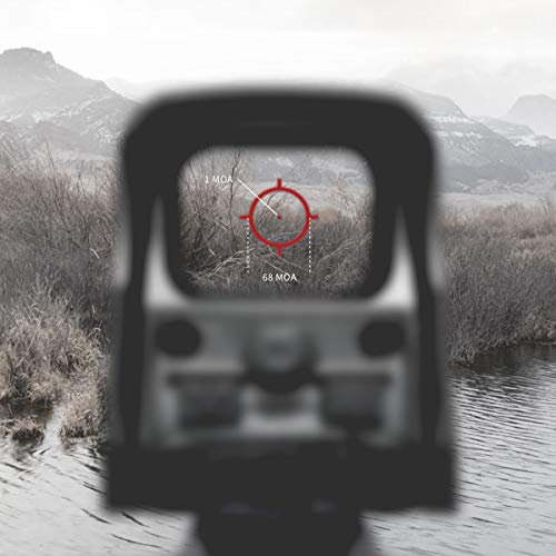 EOTECH Holographic Weapon Sight, Ring with Single Red Dot Reticle, black