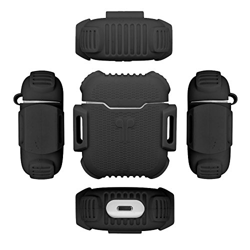 image for Deke Home AirPod Case with strap. Full Protective Cover Portable Silic