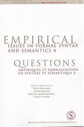 Empirical issues in formal syntax and semantics 4