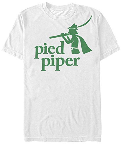 Silicon Valley Pied Piper Logo Mens White T-shirt XL