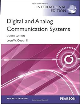Digital Analog Communication Systems Amazon Co Uk Leon Couch
