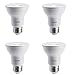 Philips LED Single Optic Dimmable PAR20 35-Degree Spot Light Bulb: 500-Lumen, 3000-Kelvin, 6-Watt (50-Watt Equivalent), E26 Base, Bright White, 4-Pack