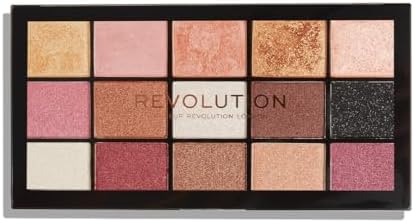 Revolution Reloaded Eyeshadow Palette, Affection, 15 Shades