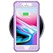 ULAK Compatible with iPhone 8 Plus Case, Heavy Duty Shockproof Flexible TPU Bumper Case Front and Back Hard Protective Cover for iPhone 8 Plus 5.5 inch Larger Screen Size, Purple
