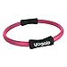 Yogalo Pilates Series Pilates Ring - Toning, Sculpting, Strength and Flexibility, Power Resistance Exercise Circle, Thigh Toner, Fitness Magic Circle, 14 Inch Dual Grip Ring (Pink)