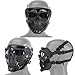 ATAIRSOFT Tactical Protective Adjustable Skull Full Face Mask for Airsoft Paintball Cosplay Costume Party Hockey