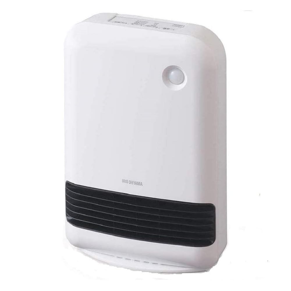アイリスオーヤマ ヒーター セラミックファンヒーター 暖房器具 電気 足元 小型 温風 省エネ 脱衣所 人感センサー付き 大風量 ホワイト JCH-12TD4-W商品画像