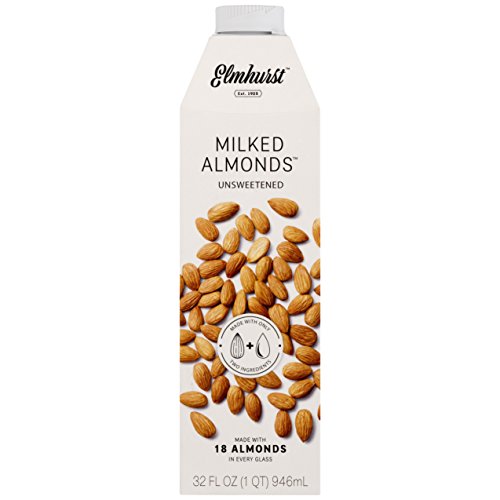 Elmhurst Unsweetened Milked Almonds 32 oz. Creamy &amp; Delicious Almond ...