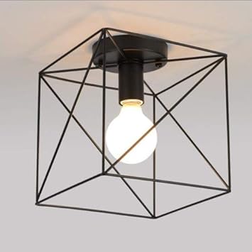 Amazon Com Kactera Industrial Modern Semi Flush Mount Ceiling