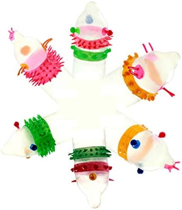 floral hoop 1PC New Funny Spikes Long Love Delay Natural Latex Rubber Stimulate Vaginal Massage for Men Condom Sex Product Sex Toy Wholesale