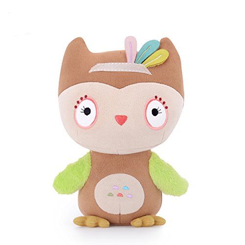 Me Too Owl Stuffed Owls Dolls Plush Toys Gifts for Kids Girls 8.5''(Brown)