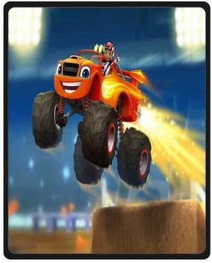 Scottshop Custom Blaze And The Monster Machines Fleece Blankets 40x50 Inch, Throws Blankets Cotton Blanket Indoor / Outdoor Blanket