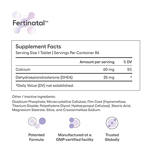 Fertinatal® Micronized DHEA to support Female Fertility* Natural 25mg