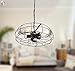 UNITARY Brand Vintage Barn Metal Hanging Ceiling Chandelier Max. 200W with 5 Lights Painted Finish