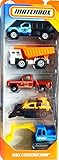 Matchbox 2019 MBX Construction 1:64 Scaled 5-Pack