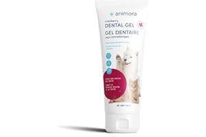 Animora Cranberry Dental Gel (90ml) - New Formula - Toothpaste for Dogs and Cats - Improves Oral Health, Prevents Bad Breath 