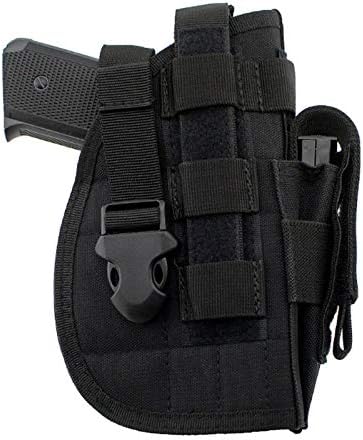 OptiFeet Tactical Pistol/Gun Molle Belt Holster, Fits Medium Compact Subcompact Handguns and Full Size Pistols