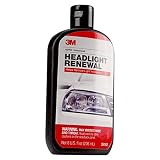 3M Headlight Renewal, Helps Remove Light Yellowing, 8 oz, 1 bottle