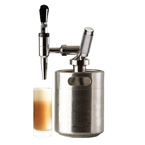 HAN-MM Nitro Cold Brew Coffee Maker 64OZ stainless steel Mini keg Homebrew coffee NitroBrew Home Kit 64OZ