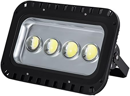 GM Lighting Outdoor LED Flood Lights 200W LED Security Lights Halogen Bulb Equivalent with Crystal Clear 4D Lens IP66 Waterproof and 20000lm for Garage, Garden, and Yard, Daylight White