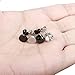 FUNRUN 4 Pairs Stainless Steel Stud Earrings for Men Women CZ Round Earrings Black 6mm