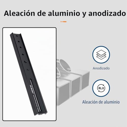 Svbony SV219 Universal Dovetail, 300mm Dovetail Mount Lacquer Metal Rails Telescope Accessories Compatible with Vixen Style Saddle