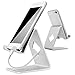 Stand for Phone, HOTOR Cell Phone Stand, Cradle, Dock, Holder, Stand for Switch, All Android Smartphone and for Phone XS Max XR 8 X 7 6 6s Plus 5 5s 5c Charging, Universal Accessories Desk –Silver