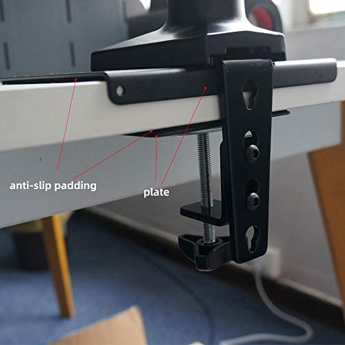 Steel Monitor Mount Reinforcement Plate Fits Most Monitor Desk Mount