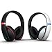 White Label AncStudio Bluetooth 4.0 Stereo Wireless Noise Cancelling 3.5mm Audio Input Headphones with Built in Mic - Black
