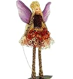 Tassie Design Handmade RED Jewel Fairy Doll - with Wings, Jewels and Crown