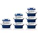 Ozeri Thermomax Stackable Lunch Box and Double-wall Insulated Food Storage Container, Blue