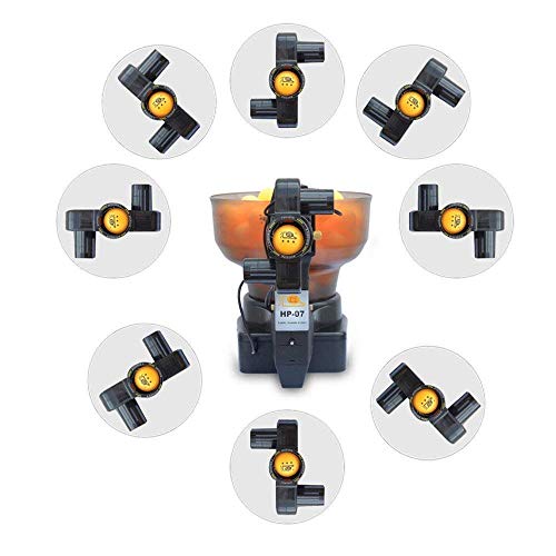 ONEPACK Table Tennis Robots 36 Different Spin Balls Ping Pong Robot Automatic Ball Machine for Training (HP-07-black) - Thumbnail 5