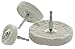 Drixet 7 Piece Buffing Kit – Set Includes: 3 Assorted Shaped Cotton Felt Pads, 3 Polishing/Cutting Compounds & 1 Mandrel.