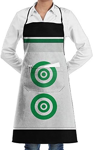 RZ GMSC Novelty Two Dot Of Chinese Mahjong Kitchen Chef Apron With Big Pockets - Chef Apron For Cooking,Baking,Crafting,Gardening And BBQ