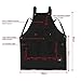 Work Apron With Tool Pockets, Upgraded Heavy Duty Canvas Tool Apron Workshop Apron With Quick Release Buckle Adjustable M To XXL (Black)