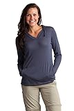 ExOfficio Women's BugsAway Lm Hoody, Carbon, Small