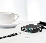 Yiany VGA to HDMI Adapter Converter 1080P Male to Female w/ Audio Cable for PC view 5