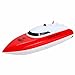 SZJJX RC Boat Remote Control Racing Boat High Speed Electric 4 Channels for Pools, Lakes and Outdoor Adventure JX802 Red