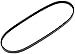 ACDelco Gold 3K243 Standard V-Ribbed Serpentine Belt