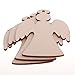 Christmas Wooden Crafts Hanging Ornaments Christmas Tree Decoration Unfinished Wood Cutouts for DIY Blank Slices to Paint (10PCs Angel Style)